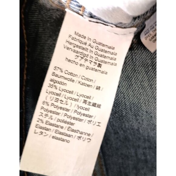 Madewell 10" High Rise Skinny Button Fly Jeans Stretch size 25P - Picture 2 of 7